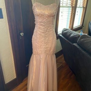 Prom dress by Deb, size 5/6.  Dusty pink color